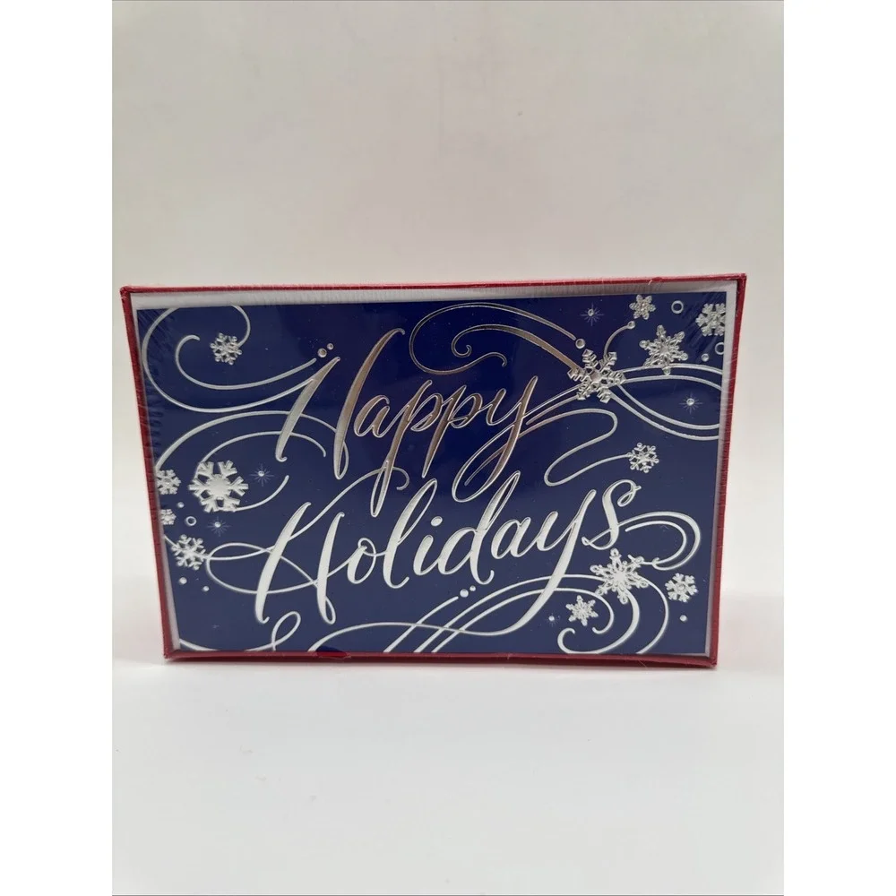 Hallmark Happy Holiday Card With Message Inside 40 Cards 40 Envelopes Sealed